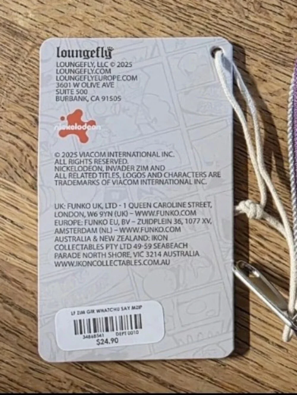 Loungefly Invader ZIim Zipper Wallet
